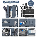 40LWaterproof Laptop Travel Backpack