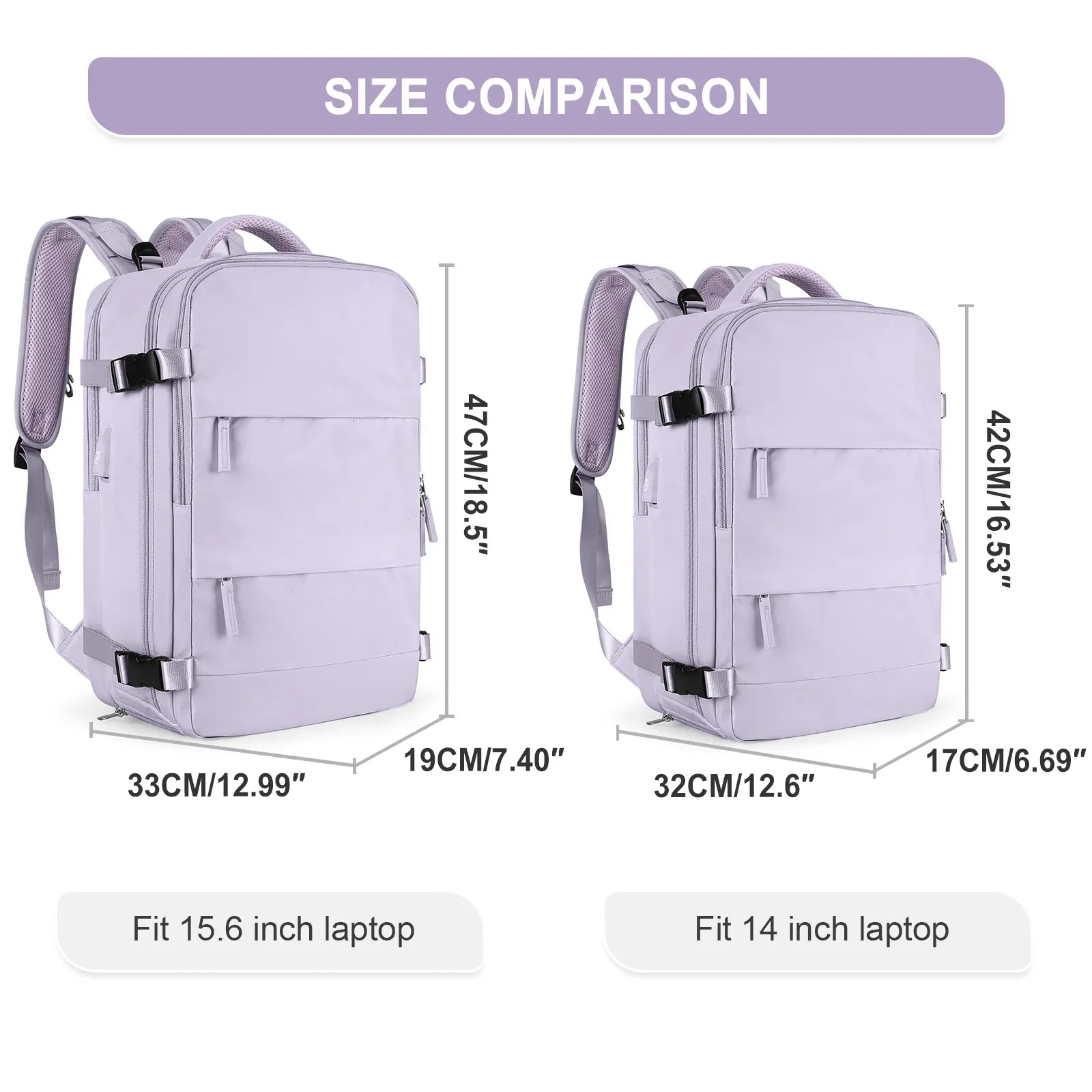 Laptop Travel Carry on Backpack for Women