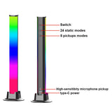 LED Pickup Light RGB Sound Control Symphony Lamp