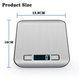 LCD Stainless Steel Kitchen Scale