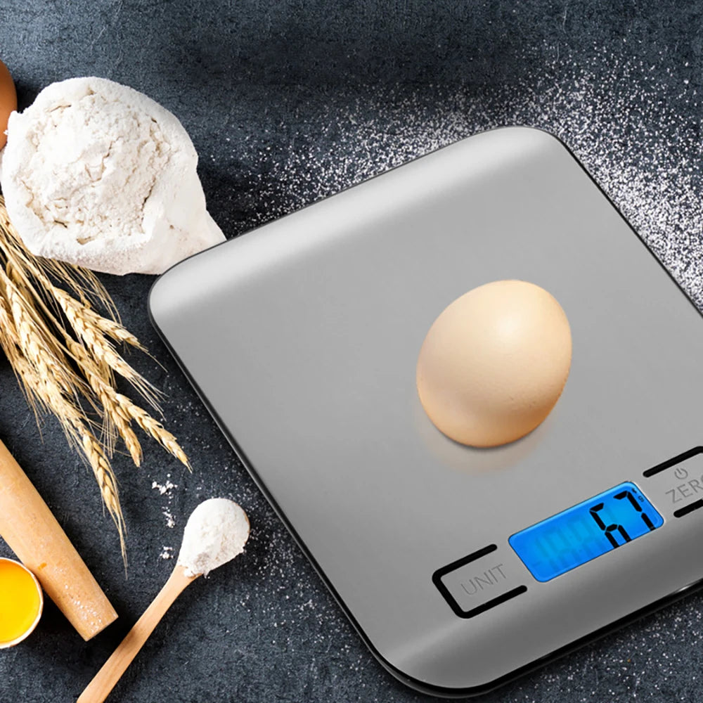 LCD Stainless Steel Kitchen Scale