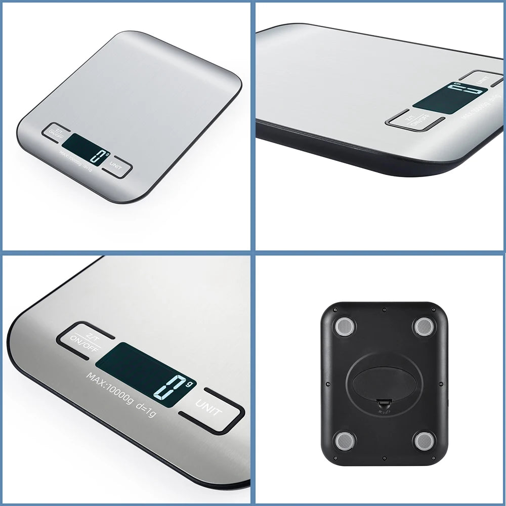 LCD Stainless Steel Kitchen Scale