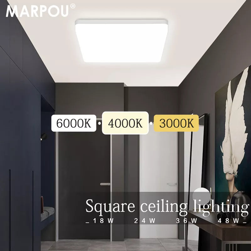 Led Square Ceiling Lamp Various Watts