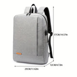 Men's 15.6" Computer USB Charging Backpack