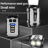 LED Mini Keychain Bright Flashlight Dual Light