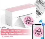 Bluetooth Thermal Label Printer Shipping Label Printer for iOS Android Mac