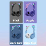 Cat Ears Wireless Headphone P47M with LED Light