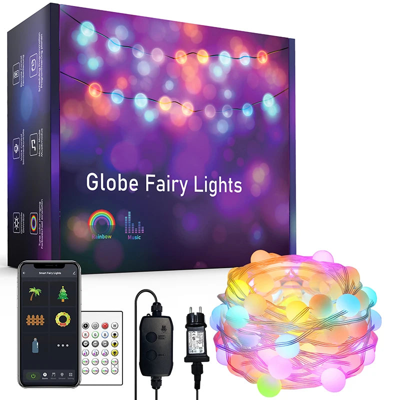 Smart LED Festival Lights IP65 with Remote