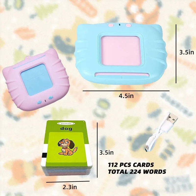 Cat Early Education Talking Flash Card Machine