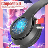 Cat Ears Wireless Headphone P47M with LED Light