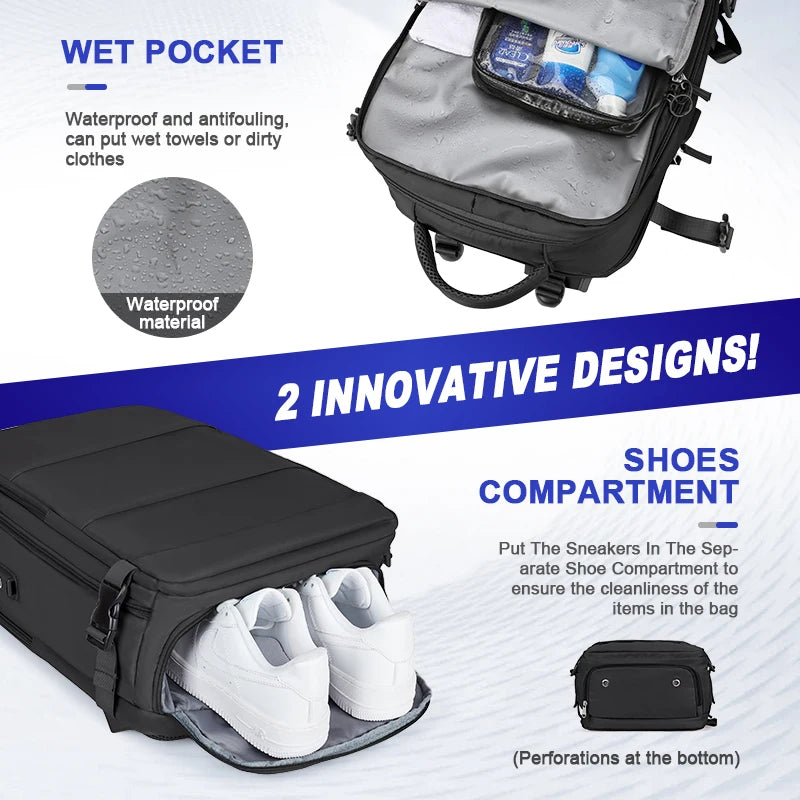 Waterproof Large and Small Laptop Backpack Airline Approved