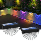 2pc LED Solar Waterproof Deck Lights