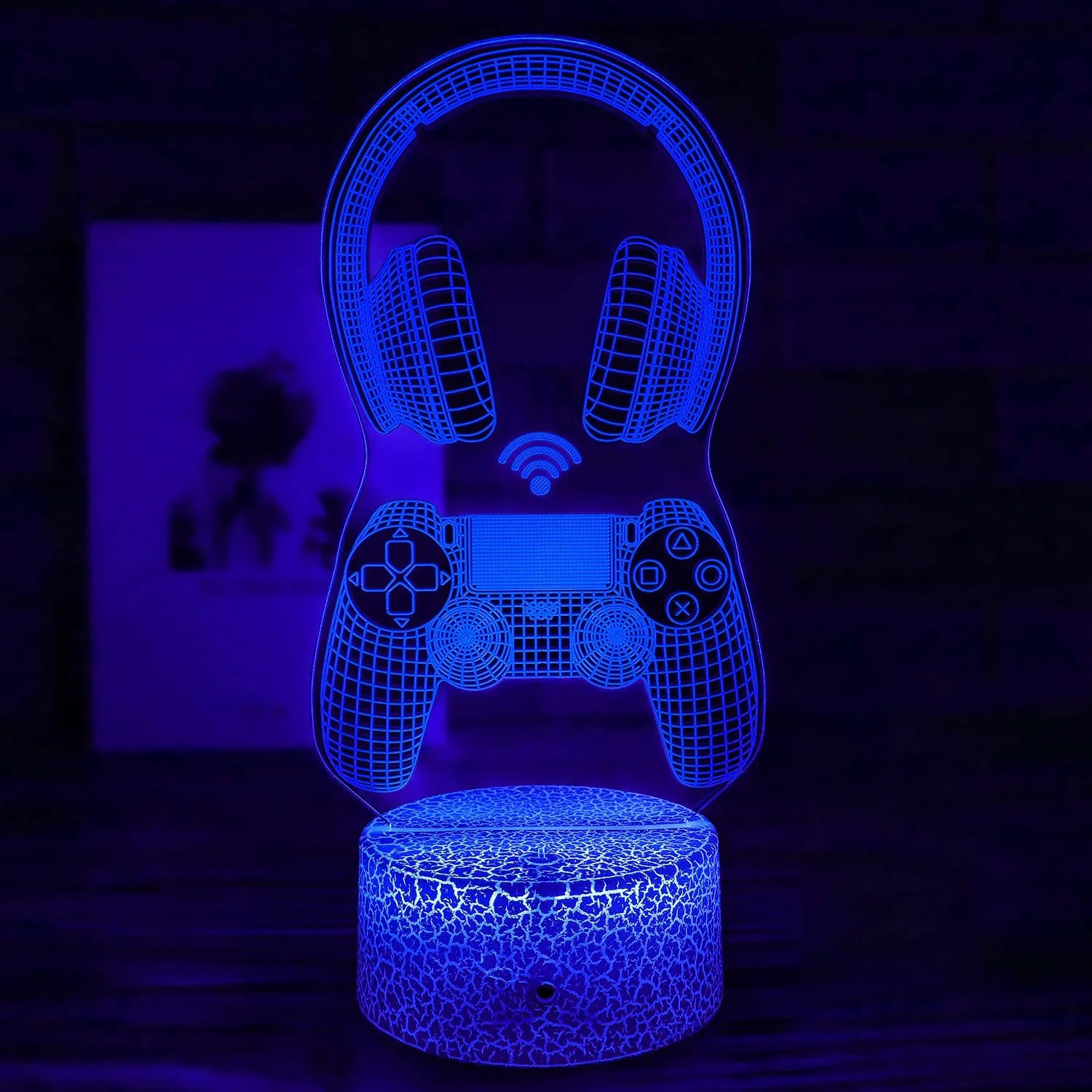 Gamepad Night Light 3D Illusion Lamp