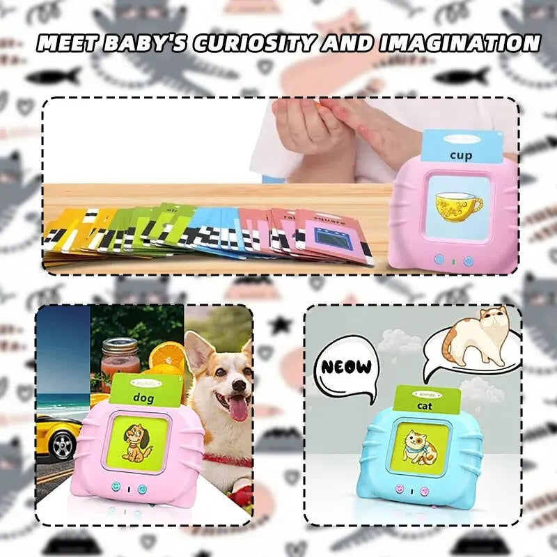 Cat Early Education Talking Flash Card Machine