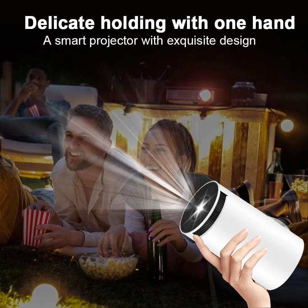 Projector Hy300 4K Allwinner Outdoor Home Cinema