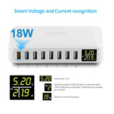 Mobile Phone Charging Station Desktop 8-Port USB Fast Charger