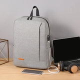 Men's 15.6" Computer USB Charging Backpack