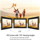 Smart Digital Picture Frame with 1280x800 IPS HD Touch Screen