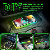 Fast Charging Station Non Slip Pad RGB Light for IPhone