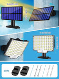 LED Solar Floodlight Waterproof with Motion Sensor