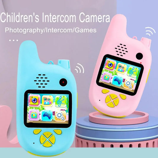 Children's Intercom Dual Lens Camera Toys