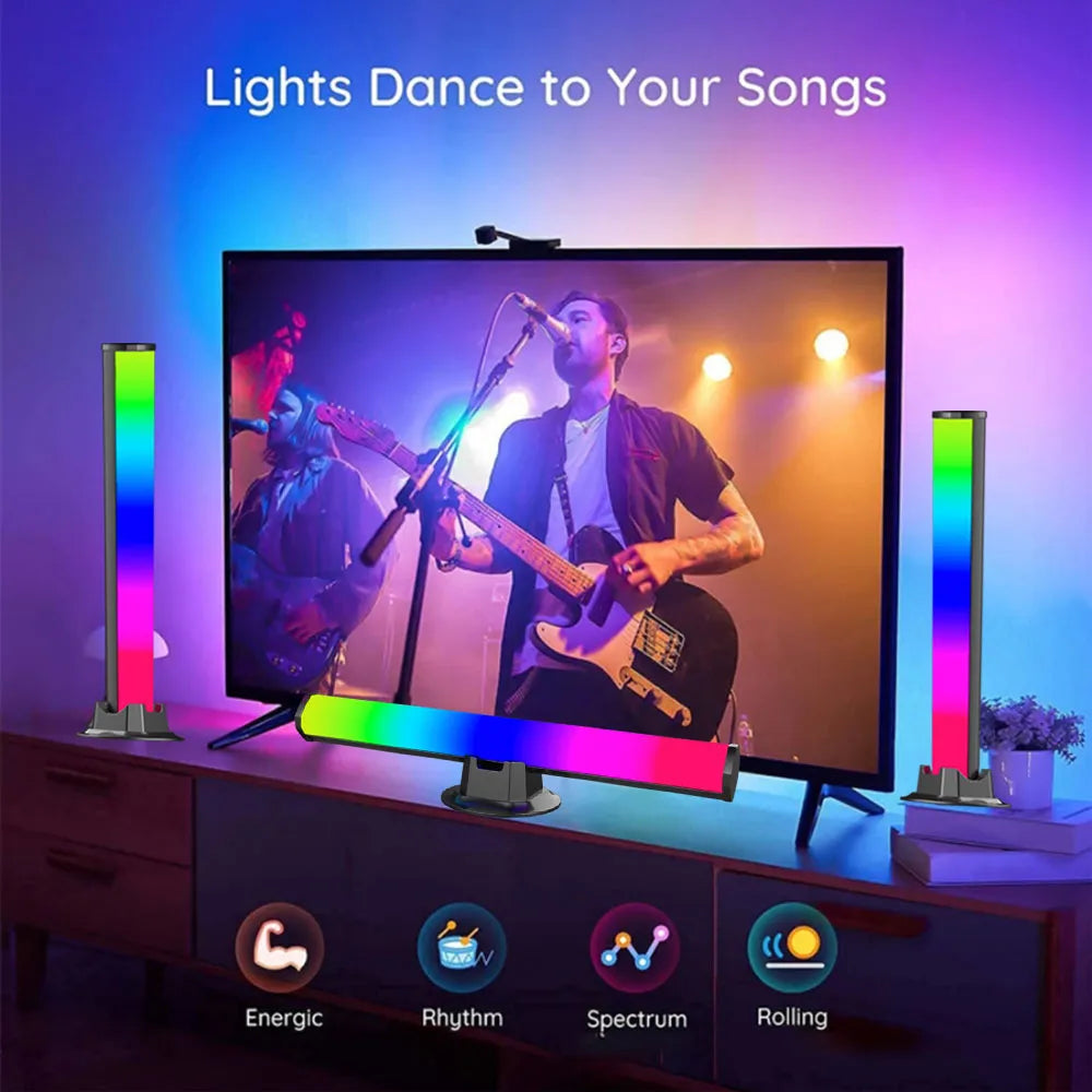 LED Pickup Light RGB Sound Control Symphony Lamp