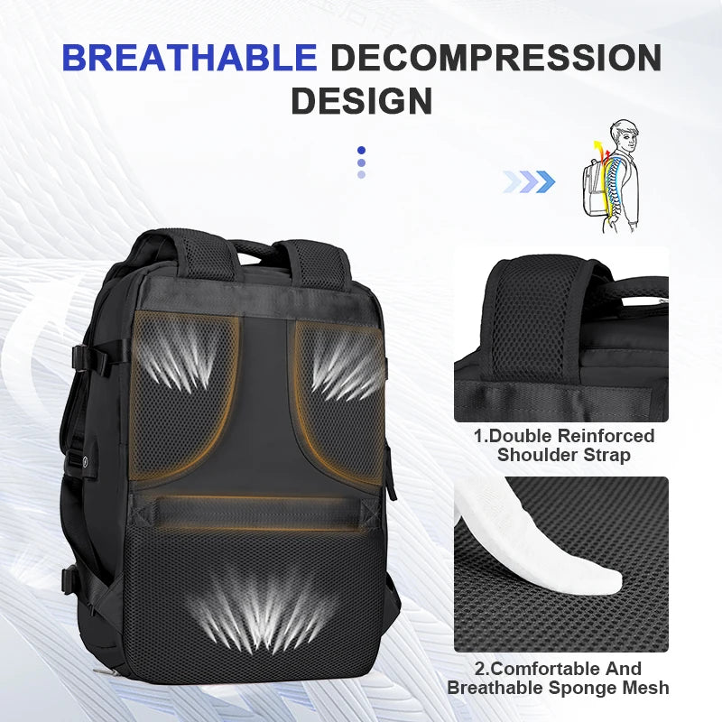 Waterproof Large and Small Laptop Backpack Airline Approved