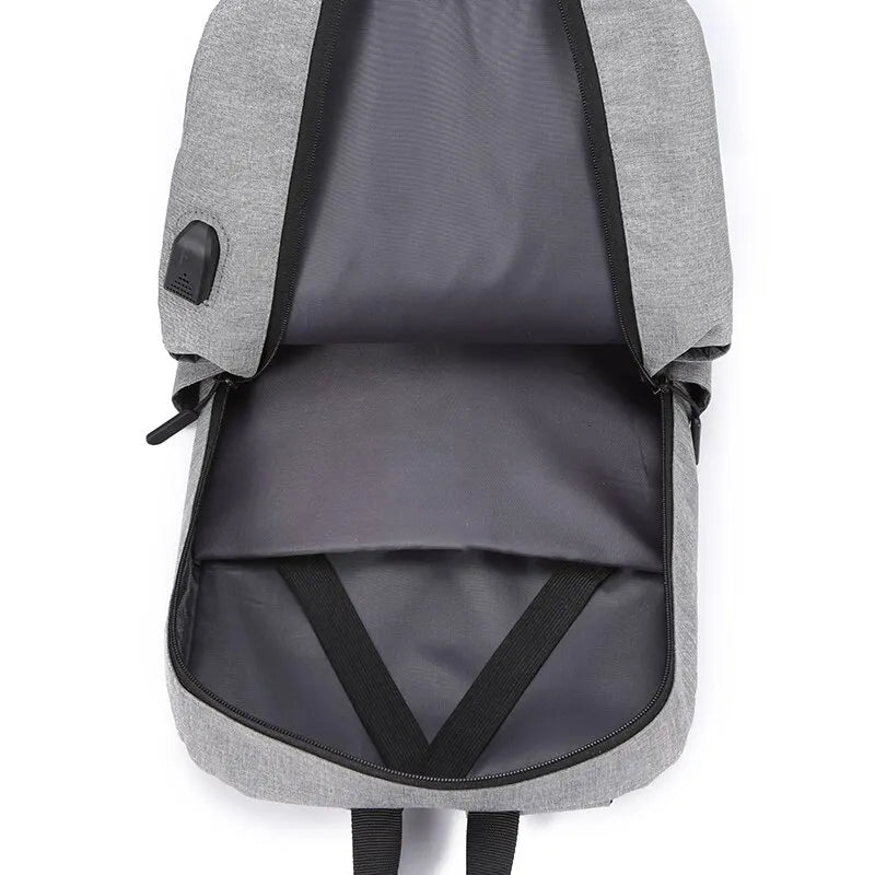 Men's 15.6" Computer USB Charging Backpack