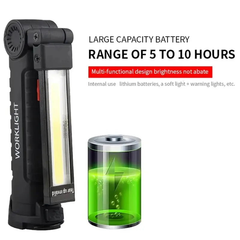 Cob Work Light Led Inspection Multifunction Light Folding