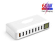 Mobile Phone Charging Station Desktop 8-Port USB Fast Charger