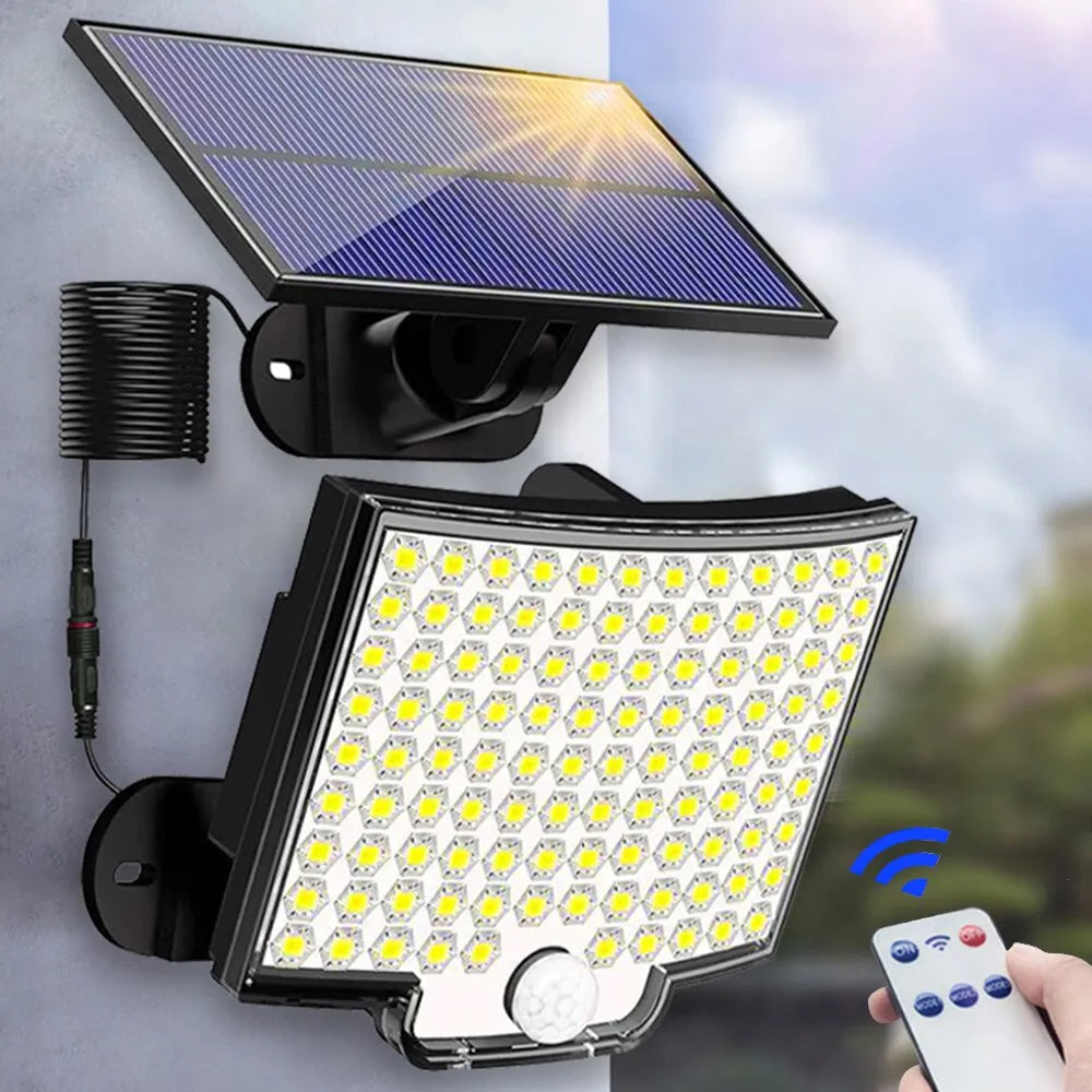 LED Solar Floodlight Waterproof with Motion Sensor