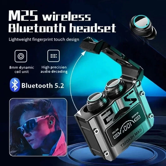 M25 TWS Wireless Bluetooth Earphones