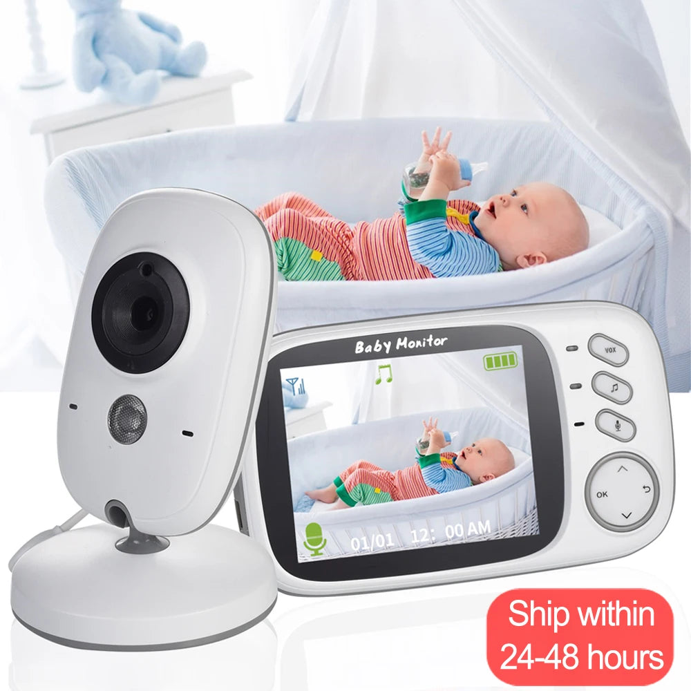 LCD Baby Monitor with 3.2" Camera Talk Night Vision