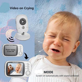 LCD Baby Monitor with 3.2" Camera Talk Night Vision