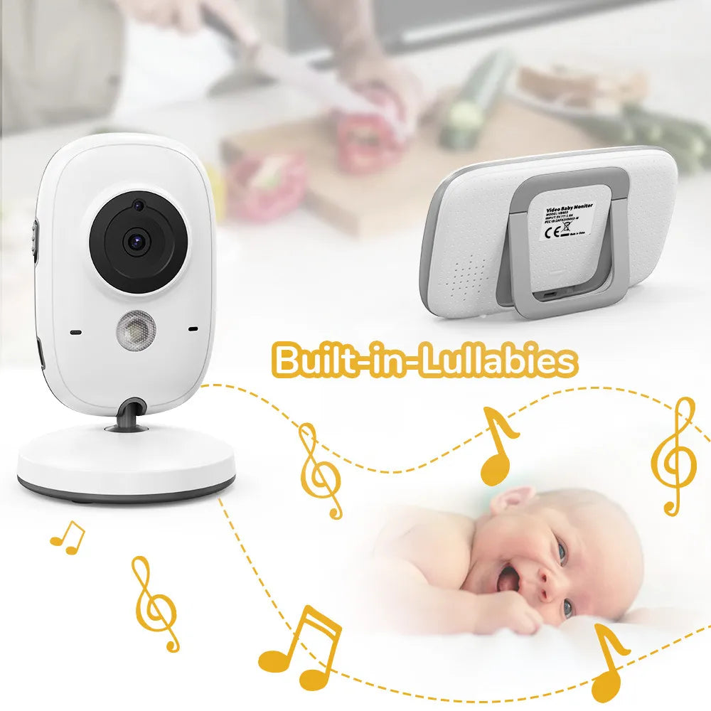 LCD Baby Monitor with 3.2" Camera Talk Night Vision