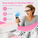 Bluetooth Thermal Label Printer Shipping Label Printer for iOS Android Mac