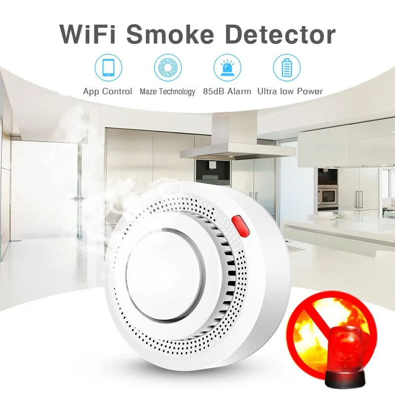 Smart Smoke Detector Home Security System