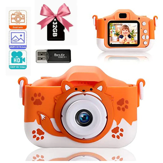 Kids Digital Camera Shockproof Silicone with USB Charger