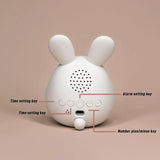 Kids Adorable Rabbit LED Alarm Clock with Night Light