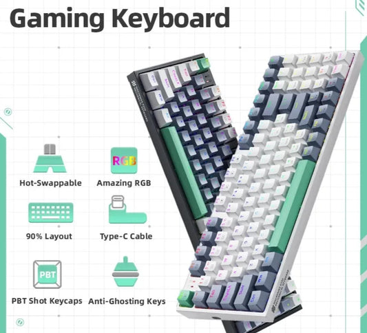 Gaming Keyboard Wired Keyboard Mac & Windows