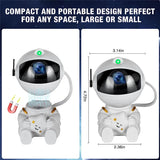 LED Astronaut Galaxy Night Light Star Projector