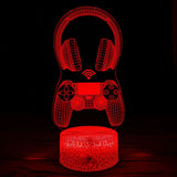 Gamepad Night Light 3D Illusion Lamp