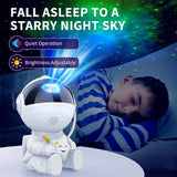 LED Astronaut Galaxy Night Light Star Projector