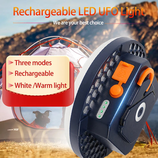 Portable LED Lantern Emergency Flashlight Rechargeable